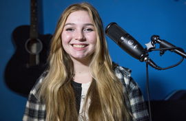 Syndication: Courier-Post, Marlton singer Ryan Brown, 16, is finishing several songs started by Christina Grimmie, a ris