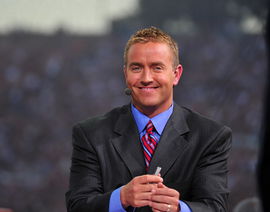 January 7, 2010: Kirk Herbstreit of ESPN College Gameday in pregame action during the 2010 BCS Natio