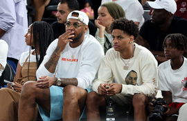 Kiyan Anthony and Carmelo Anthony