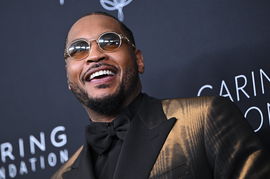 NY: 2024 Kering For Women Dinner &#8211; Arrivals Carmelo Anthony attends the 2024 Kering for Women dinner at The Pool, New Yo