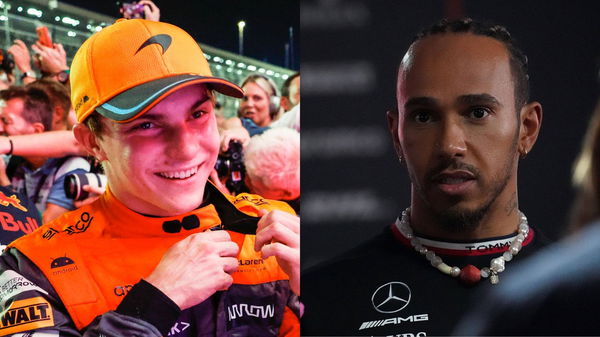 Oscar Piastri, Lewis Hamilton