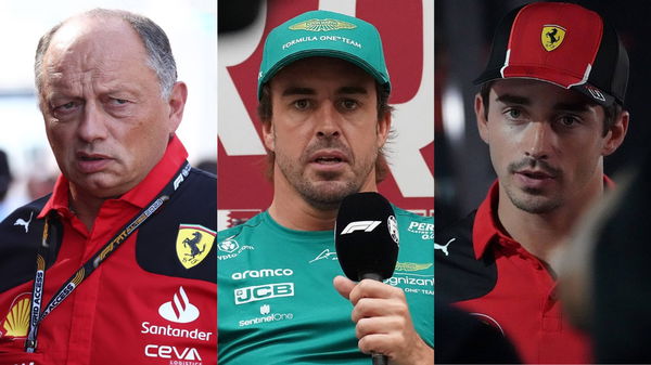 Frederic Vasseur, Fernando Alonso, Charles Leclerc