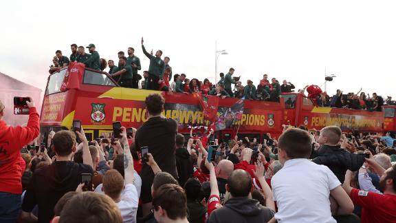 Wrexham title parade