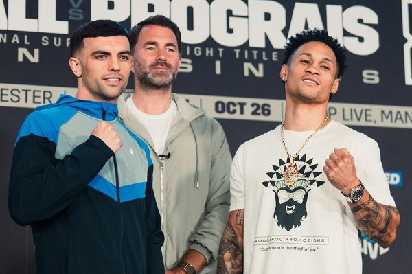 jack catterall, regis prograis and Eddie Hearn