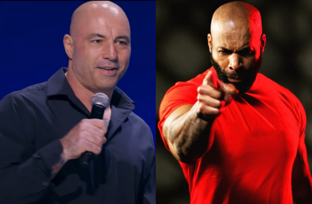 PHOTO: Joe Rogan Posing With 235lbs Powerlifting Legend C.T. Fletcher ...