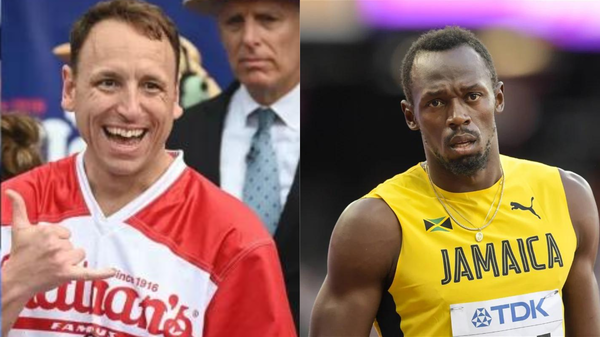 joey chestnut usain bolt