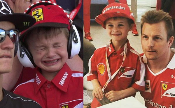 WATCH: Kimi Raikkonen's Biggest Fan Thomas Can't Contain His Joy at His  Russian GP Heroics - EssentiallySports