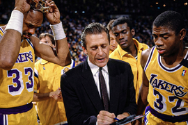 Pat Riley Los Angeles Lakers statue