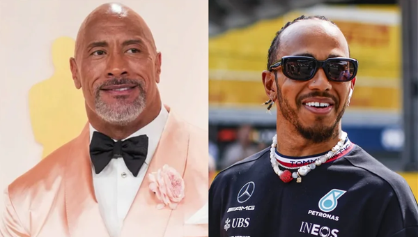 lewis hamilton dwayne johnson