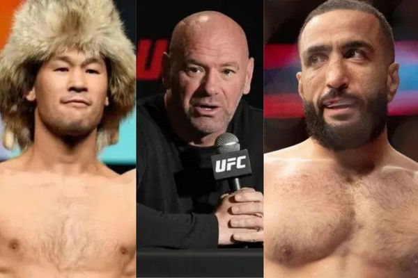 Shavkhat Rakhmonov; Belal Muhammad; Dana White