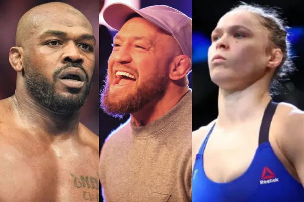 Jon Jones, Conor McGregor and Ronda Rousey