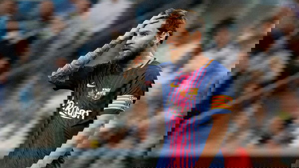 UEFA Champions League: Slavia Praha V Barcelona Editorial Image