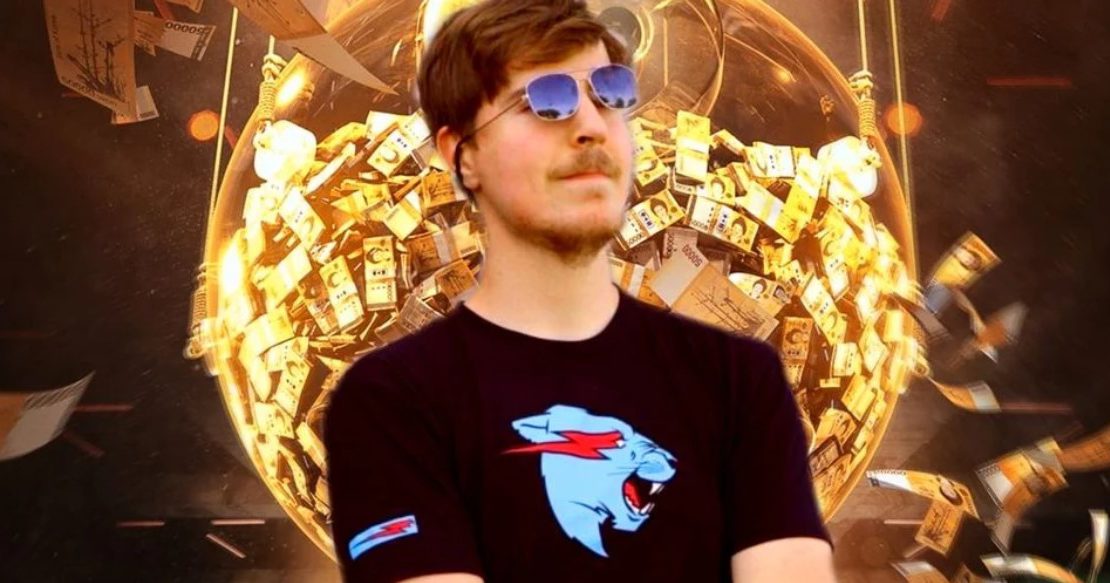 Mrbeast wearing sunglasses