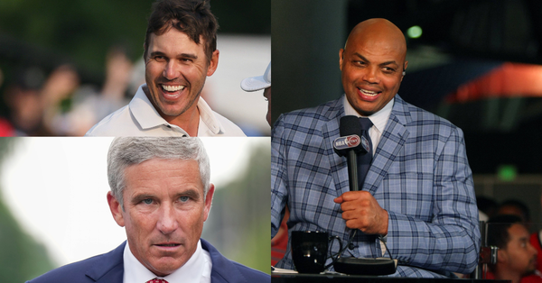 Charles Barkley, Brooks Koepka, Jay Monahan