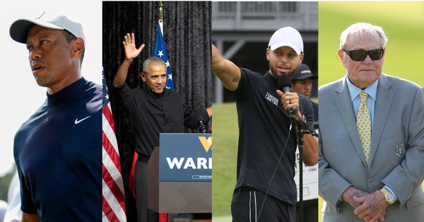 Tiger Woods, Barack Obama, Stephen Curry, Jack Nichols