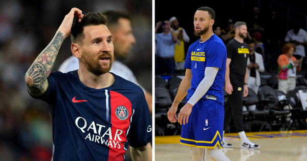 Lionel Messi and Stephen Curry