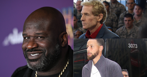 Shaquille O&#8217;Neal, Stephen Curry, Skip Bayless