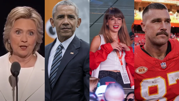 obama clinton kelce swift