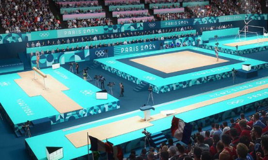 paris olympics gymnastics arena