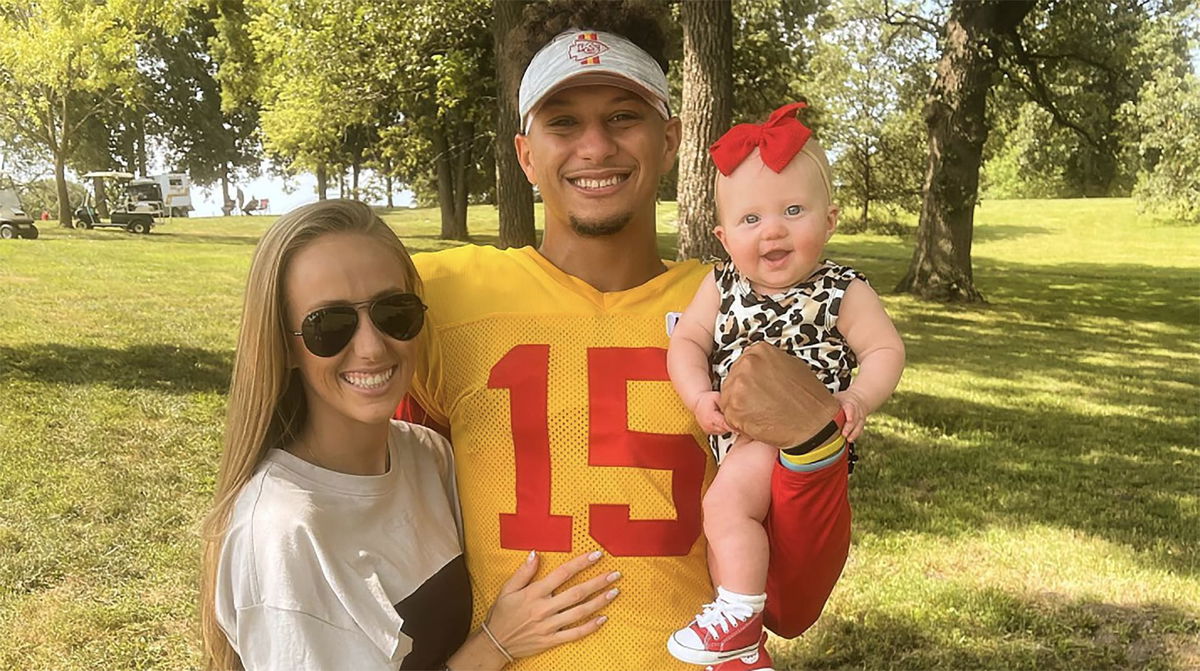 Sterling Skye surprises dad Patrick Mahomes with '99 Club' designation