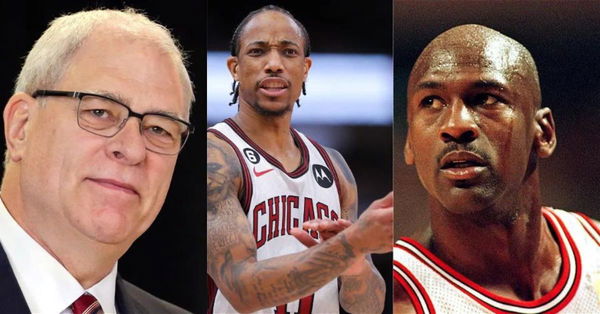 phil jackson-demar derozan-michael jordan