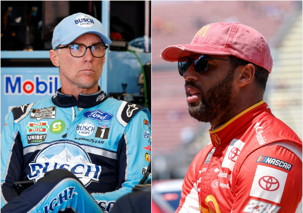 Bubba Wallace Kevin Harvick