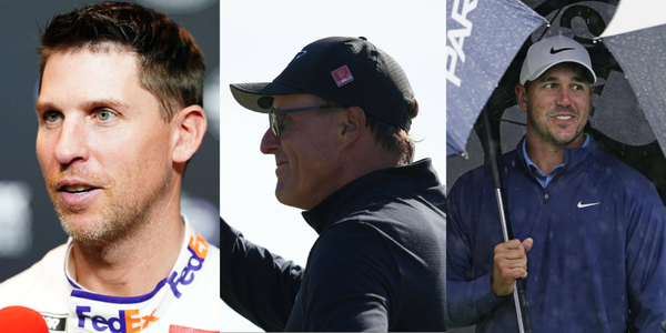 Denny Hamlin, Koepka, Phil Mickelson, NASCAR, Golf