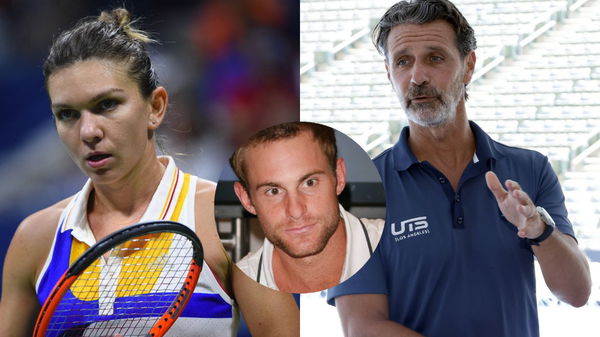 Simona Halep, Andy Roddick, Patrick Mouratoglou