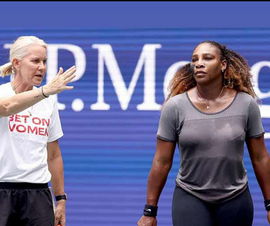 Serena Williams and Rennae Stubbs