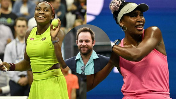 Coco Gauff, Andy Roddick and Venus Williams