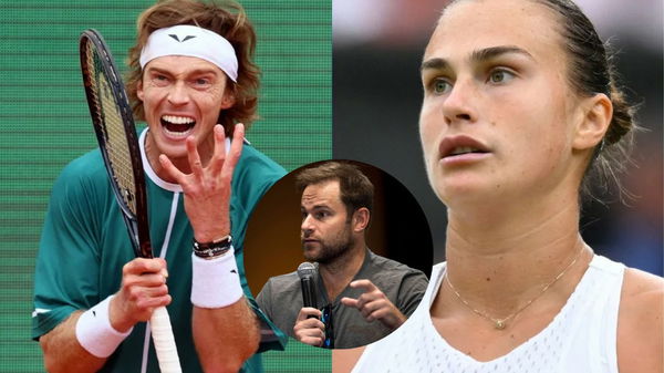 Andy Roddick, Aryna Sabalenka and Andrey Rublev