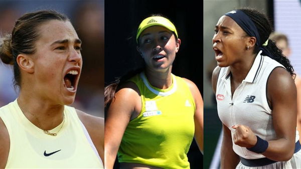 Aryna Sabalenka, Coco Gauff, Jessica Pegula