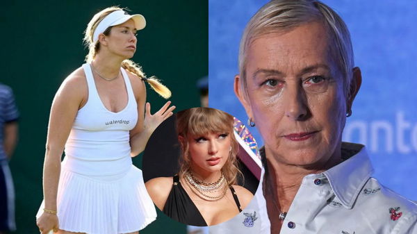 Martina Navratilova, Danielle Collins, Taylor Swift