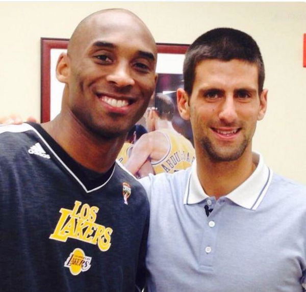 Novak Djokovic and Kobe Bryant