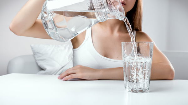 Woman Drinking Water &#8211; Unlicensed