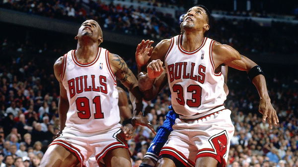 Dennis Rodman and Scottie Pippen