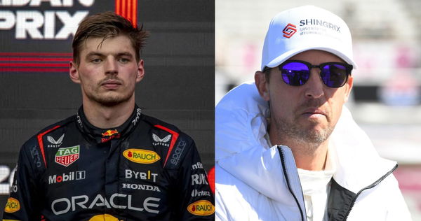 Max Verstappen and Denny Hamlin