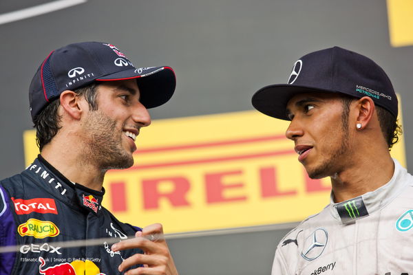 F1 Grand Prix of Hungary | Daniel Ricciardo and Lewis Hamilton