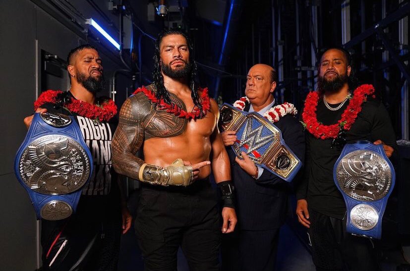 The Bloodline with Reigns and the Usos