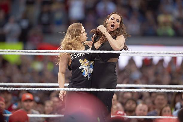 Stephanie McMahon and Ronda Rousey