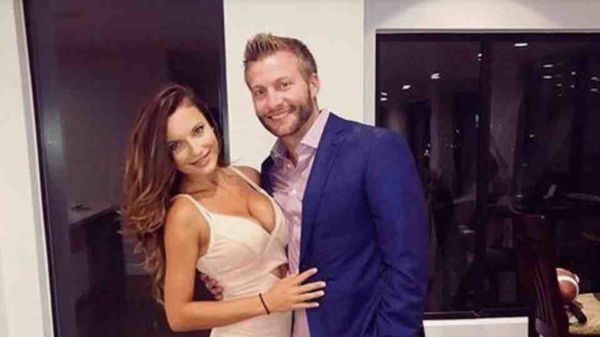 L.A. Rams Head Coach Sean McVay & Veronika Khomyn Are Married!, Sean  McVay, Veronika Khomyn, Wedding