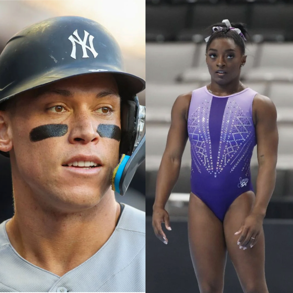 Simone Biles and Aaron Judge