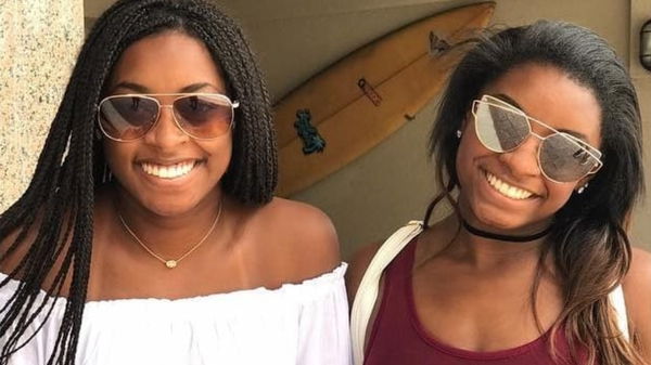 simone biles and sister