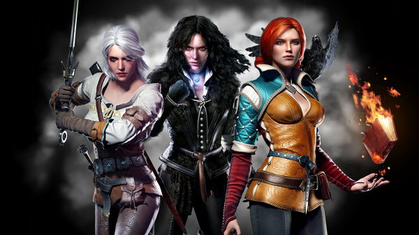 the witcher series ciri yennefer triss