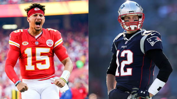 Patrick Mahomes and Tom Brady