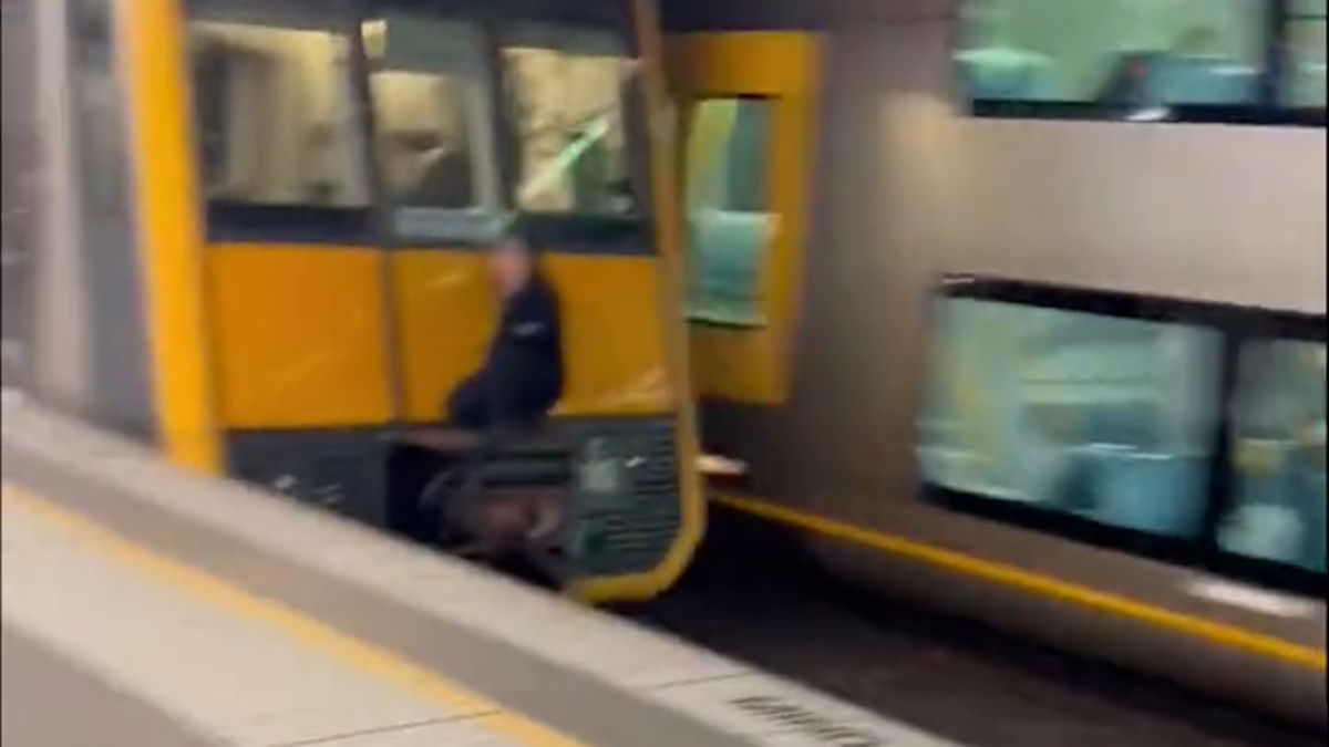 Terrifying Visuals Show Teenager Dicing With Death in a Dangerous Train