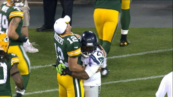 Aaron Rodgers, Marshawn Lynch Shared Heartfelt Moment After