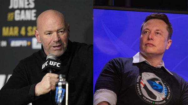 Dana White and Elon Musk