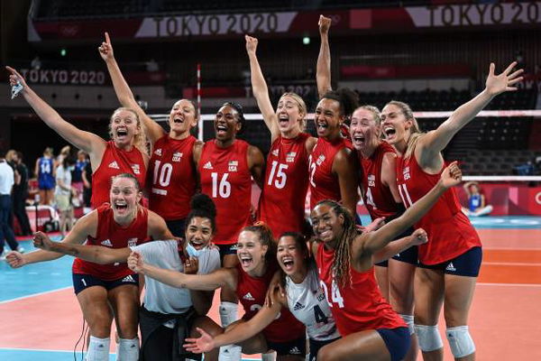 USA Ecstatic as Women’s Volleyball Team Spikes Their Way to 2024 Paris ...