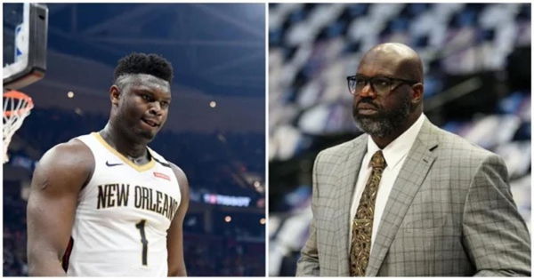 zion williamson-shaquille o&#8217;neal